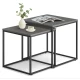 Image 6 for Комплект журнальных столиков Leobert Nika квадратный графитовый