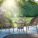 Image 6 for Набір садових меблів Jumi SATURN стіл та 2 стільці коричневий