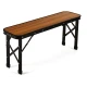 Image 9 for Стол туристический раскладной Outtec + 2 скамейки коричневый
