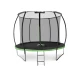 Image 1 for Батут Outtec Premium 12ft (374см) черно-зеленый с внутренней сеткой