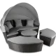 Image 1 for Садові меблі Outtec Round Lounge Chairs чорно-графітові