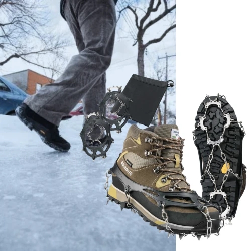 Безопасность с антискользящими ледоступами Outtec