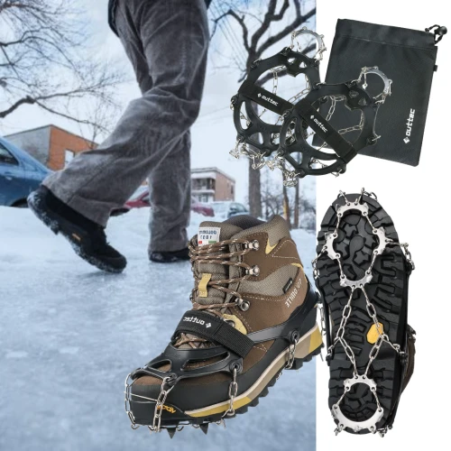 Безопасность с антискользящими ледоступами Outtec