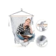 Image 5 for Крісло-гамак Outtec Boho підвісне сірий