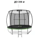 Image 4 for Батут Outtec Premium 12ft (374см) черно-зеленый с внутренней сеткой