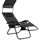 Image 6 for Шезлонг лежак Outtec Zero Graviti Sun раскладной с козырьком черный