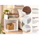 Image 6 for Комплект прикроватных тумб Costway S-Cube Side Table Set 2 шт S-образный белый