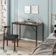Image 8 for Письменный стол Costway Homart со стальным каркасом коричневый