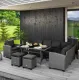 Image 1 for Набір садових меблів Di Volio ROSSANO сірий/графітовий