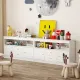 Image 5 for Дитячий комод Costway Toy Storage Sideboard для іграшок та книг з шухлядами та дверцятами білий