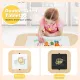Image 7 for Комплект детской мебели Costway Kids Set 2-in-1 Desk стол и 2 стулья с двухсторонней столешницей-доской