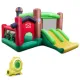 Image 1 for Надувний батут Costway FarmYard Jump & Slide ігровий центр дитячий з подвійною гіркою + компресор