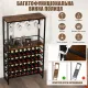Image 2 for Винный стеллаж Costway Wine Rack 140 в стиле лофт на 4 яруса