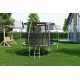 Image 3 for Батут Hop-Sport Premium 10ft (305см) чорно-зелений з внутрішньою сіткою