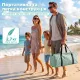 Image 10 for Пляжний намет-тент Pop-Up Costway Vista Vent Beach саморозкладний від сонця 3-4 місний зелений