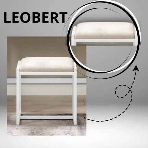 Комфортный пуф из экокожи