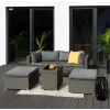 Комплект садових меблів Di Volio Alzano сірий