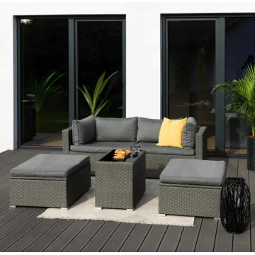 Комплект садових меблів Di Volio Alzano сірий