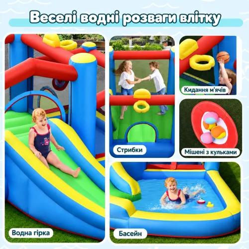 Гірка, батут і басейн - кілька ігор в одному комплексі
