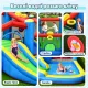 Image 5 for Надувний аквапарк дитячий Costway CastleSlide Water Park з водною гіркою та басейном (без компресора)