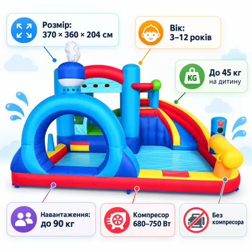 Игровой комплекс, в котором каждый ребенок найдет свое занятие
