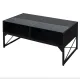 Image 2 for Журнальний стіл Costway Moderne з підсвіткою чорний