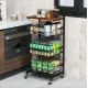 Image 1 for Стеллаж Costway Vroda мобильный в стиле Loft