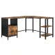 Image 1 for Письмовий комп'ютерний стіл Leobert Oxford кутовий в стилі Loft