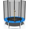 Батут Funfit 6ft (183см) синій з зовнішньою сіткою