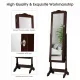Image 9 for Дзеркало шафа підлогова Costway Antique для біжутерії коричневий