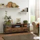 Image 8 for Тумба під телевізор Leobert Kamila в стилі Loft з 3 шухлядами