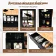Image 8 for Кухонный остров Costway Multi-Storage Kitchen на колесиках, черный