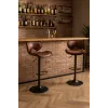 Комплект барних стільців Costway Dan зі спинкою в стилі Loft