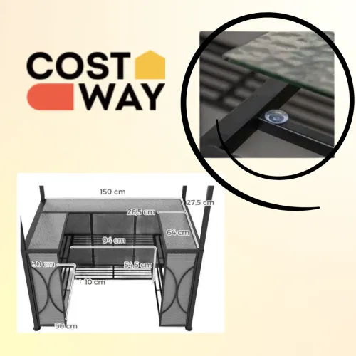 Скляна стільниця - стильно та безпечно