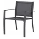 Image 7 for Комплект садових меблів Chomik GARDEN LINE ORLANDO стіл та 2 стільці темно-сірий