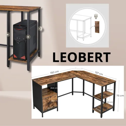 Глибина письмового столу