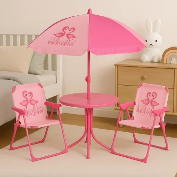 Комплект дитячих меблів Jumi Baby рожевий