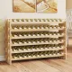 Image 3 for Стелаж винний Costway Modular Wine дерев'яний на 72 пляшки