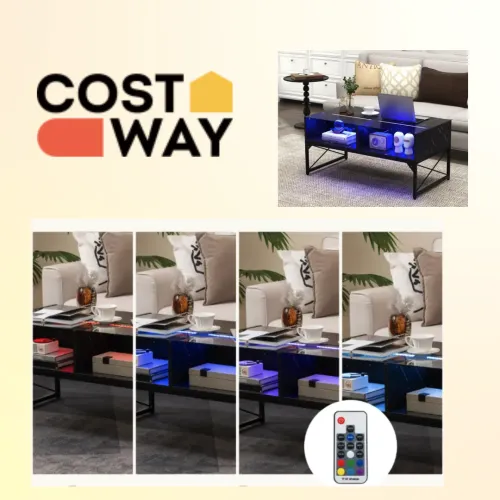 Журнальний стіл з LED-підсвіткою