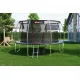 Image 3 for Батут Hop-Sport Premium 14ft (427см) чорно-сірий з внутрішньою сіткою