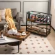 Image 3 for Барная тележка Costway Mexico с несколькими ярусами в стиле в стиле Loft