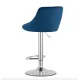 Image 5 for Барный стул Leobert Kast со спинкой темно-синий