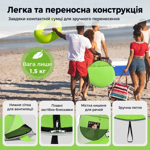 Кишені для речей і сумка для перенесення