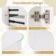 Image 6 for Дитячий комод Costway Toy Storage Sideboard для іграшок та книг з шухлядами та дверцятами білий
