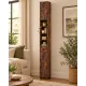 Image 4 for Шкаф-пенал в ванную Costway Slim Tower узкий с полками коричневый