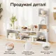 Image 7 for Тумба под телевизор Costway Pure Modern со стеллажем для ТВ до 50