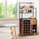 Image 3 for Стеллаж винный Costway Vinoteca кухонный шкаф в стиле Loft