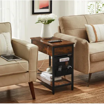 Журнальний столик Leobert Olmi USB вхід + розетка в стилі Loft