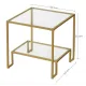 Image 4 for Журнальний столик Leobert Santorini в стилі Loft золотистий