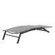 Image 9 for Садовий лежак Chomik GARDEN LINE SOUL з колесами сірий